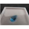 Image 3 : New 2.4ct Natural Swiss Blue Topaz, Untreated, Pear Cut, 6.4x11.2mm