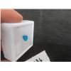 Image 3 : New 1.2ct Natural Blue Opal, Untreated, Pear Cut, 6.9x12.7mm