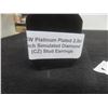 Image 6 : New Platinum Plated 2.0ct CZ Stud Earrings