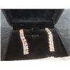 Image 2 : New 18K Gold Plated 4.0 TCW Princess Cut CZ Tassel Earrings, 1.5"