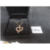 Image 1 : New 18K Gold Plated CZ Mom Heart Necklace, 26–28mm, Chain 18"