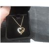 Image 4 : New 18K Gold Plated CZ Mom Heart Necklace, 26–28mm, Chain 18"