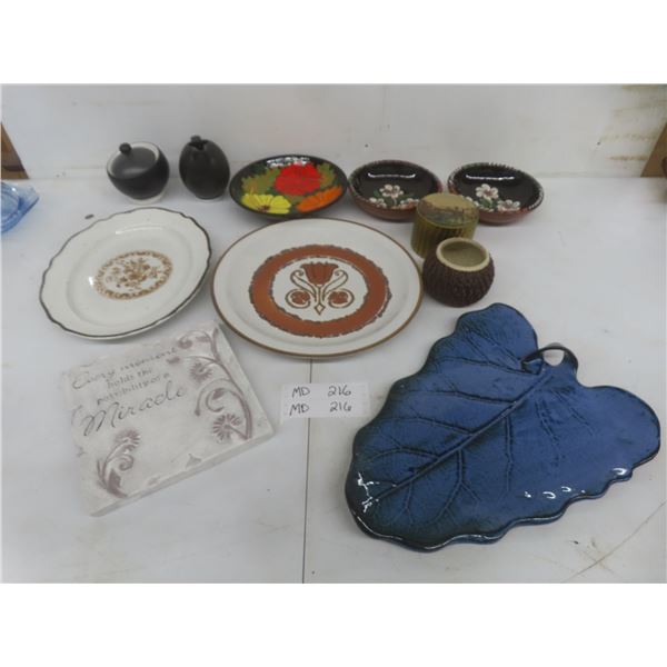 Handmade Pottery, Bowls, and Serving Plates