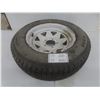 Image 1 : Load Star K550 Trailer Tire and 5-Lug Wheel, 205/75 D14