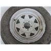 Image 4 : Load Star K550 Trailer Tire and 5-Lug Wheel, 205/75 D14