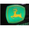 Image 2 : Original John Deere Light-Up Sign, 25-1/4" x 18"