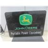 Image 4 : Original John Deere Light-Up Sign, 25-1/4" x 18"