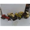 Image 1 : 4 Tonka Toys – Dump, Front End Loader, Grader