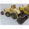 Image 4 : 4 Tonka Toys – Dump, Front End Loader, Grader