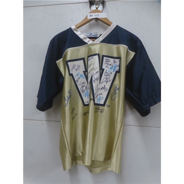 2019 Grey Cup Champions Winnipeg Blue Bombers Team Autographed Jersey