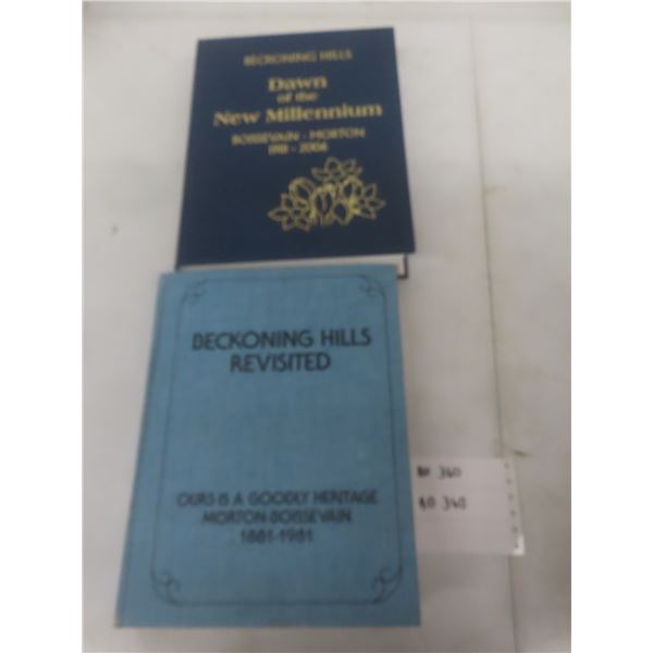 Vintage Boissevain/Morton, Manitoba Hardcover Town History Books