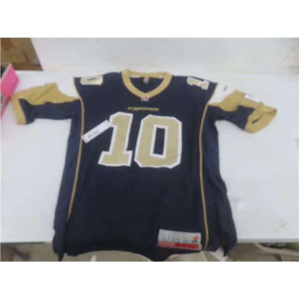 Winnipeg Blue Bombers Henoc Muamba Men's Large Football Jersey
