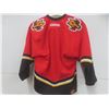 Image 4 : Vintage Calgary Flames Youth S/M CCM Hockey Jersey, Made in Canada