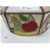 Image 3 : Vintage Tiffany Style Stained Glass Pendant Light, Mushroom Design, 17.5" Diameter