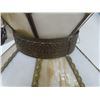 Image 6 : Vintage Tiffany Style Stained Glass Pendant Light, Mushroom Design, 17.5" Diameter