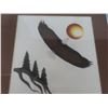 Image 2 : Vintage First Nations Cliff Dubois Framed Artwork, 20" x 16" Including Frame