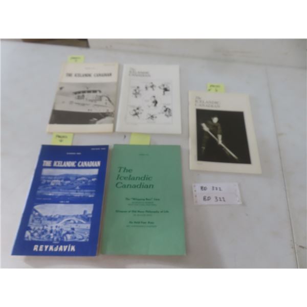 Rare Icelandic Canadian Magazines – Photos/Stories of Falcons Hockey Team