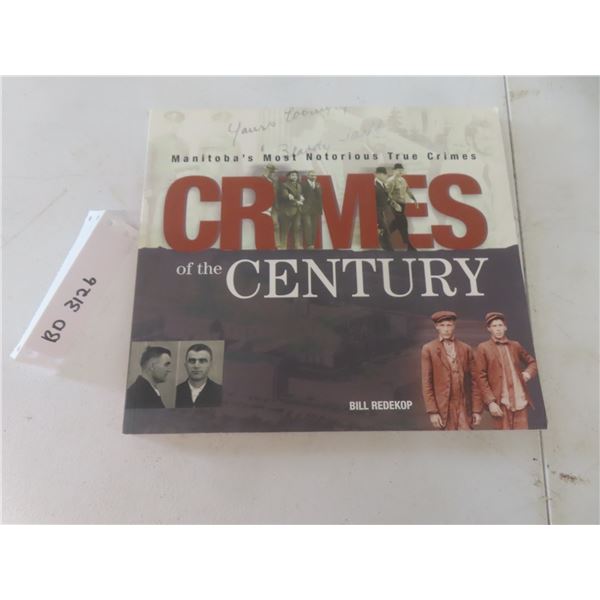 Vintage "Manitoba's Most Notorious True Crimes" History Book