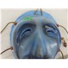 Image 2 : Vintage Indigenous Clay Mask, 9.5" Tall