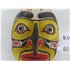 Image 2 : Vintage Sun Hawk Ceremonial Mask, Hand-Carved and Painted, Mini Wall Hanging