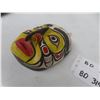 Image 4 : Vintage Sun Hawk Ceremonial Mask, Hand-Carved and Painted, Mini Wall Hanging