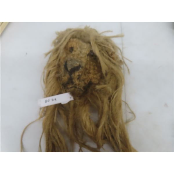 Vintage Full-Size Twisted Rope African Lion Mask