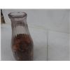 Image 5 : Over 8 lbs of Pennies in Purple Tinted Crescent Creamery Milk Bottle