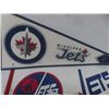 Image 6 : Vintage Winnipeg Jets Pennants, Thomas Steen Signed Game Puck, Toque, and More