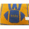 Image 3 : Vintage Winnipeg Blue Bombers Lot – Beer Mirror, Hook Rug Wall Hanging, Signed Gerry James Book