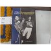 Image 6 : Vintage Winnipeg Blue Bombers Lot – Beer Mirror, Hook Rug Wall Hanging, Signed Gerry James Book