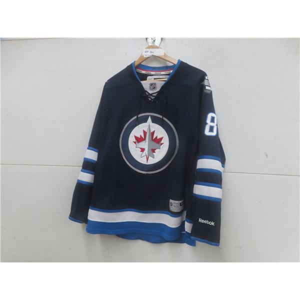 Winnipeg Jets Jacob Trouba Men's Large Reebok Hockey Jersey