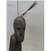 Image 17 : Box of Wooden Carvings Including Carved Head by LGP-Lourde, Tallest 19-1/2"