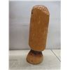 Image 7 : Box of Wooden Carvings Including Carved Head by LGP-Lourde, Tallest 19-1/2"
