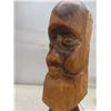 Image 8 : Box of Wooden Carvings Including Carved Head by LGP-Lourde, Tallest 19-1/2"
