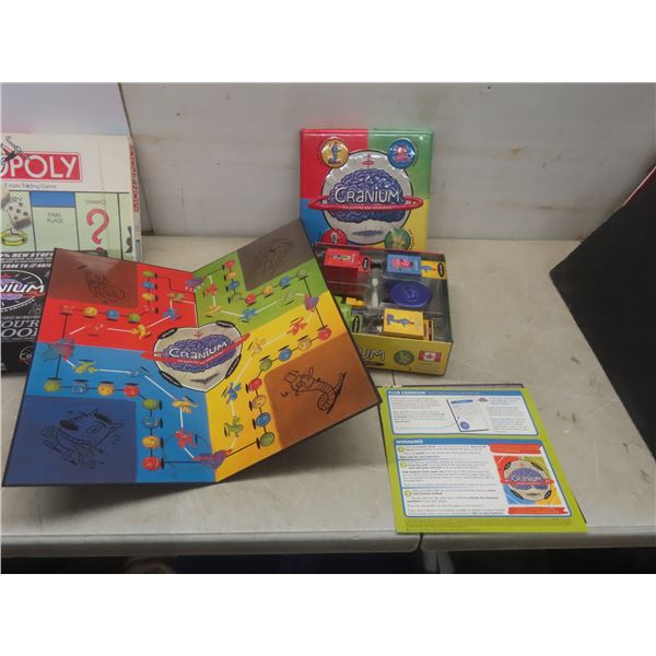 2 Cranium Games and 1985 Monopoly Game