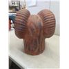 Image 2 : Large 16" Terra Cotta Clay Ram's Head