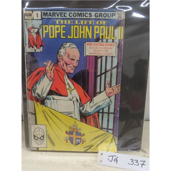 Marvel Comics #1 Life of Pope John Paul II, 1982