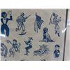 Image 4 : 3 Vintage Tattoo Sheets – Baseball Man, Policeman, Clown, and More