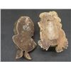 Image 2 : Vintage Devonware Chalkware Heads Wall Hanging – Grandma and Grandpa Figures, Nice Condition
