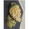 Image 7 : Vintage Devonware Chalkware Heads Wall Hanging – Grandma and Grandpa Figures, Nice Condition