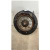 Image 1 : Vintage 1930s Truck Wire Spoke Wheel w/ Tire, 22" Rim, 33" Diameter