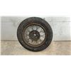 Image 4 : Vintage 1930s Truck Wire Spoke Wheel w/ Tire, 22" Rim, 33" Diameter