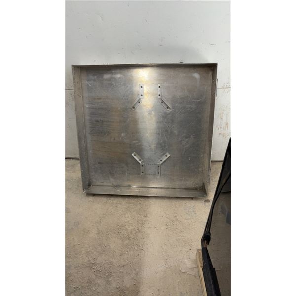 Aluminum Oil Drain Pan, Approx. 34" x 34"