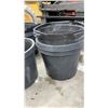 Image 3 : 8 Black Plastic Nursery Pots, Approx. 5–7 Gallon