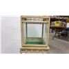 Image 3 : Vintage Metal Birdcage on Stand w/ Dome Top and Glass Terrarium, 49" x 16"