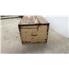 Image 2 : Vintage Wooden Storage Chest/Trunk w/ Hinged Lid, 13x36x16-1/2"