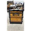 Image 3 : Antique Wooden Steamer Trunk w/ Black Metal Hardware and Latches, 21-1/2x30-1/2x20"