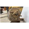 Image 6 : Antique Wooden Barrel Hand-Crank Washing Machine on Wooden Stand