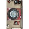 Image 4 : Assorted Grinding Wheels, Wire Brush Cups, Scraper, Door Hardware, Caulking Gun and More