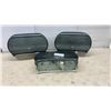 Image 1 : 3 Commercial Dual Roll Toilet Paper Dispensers, No Keys